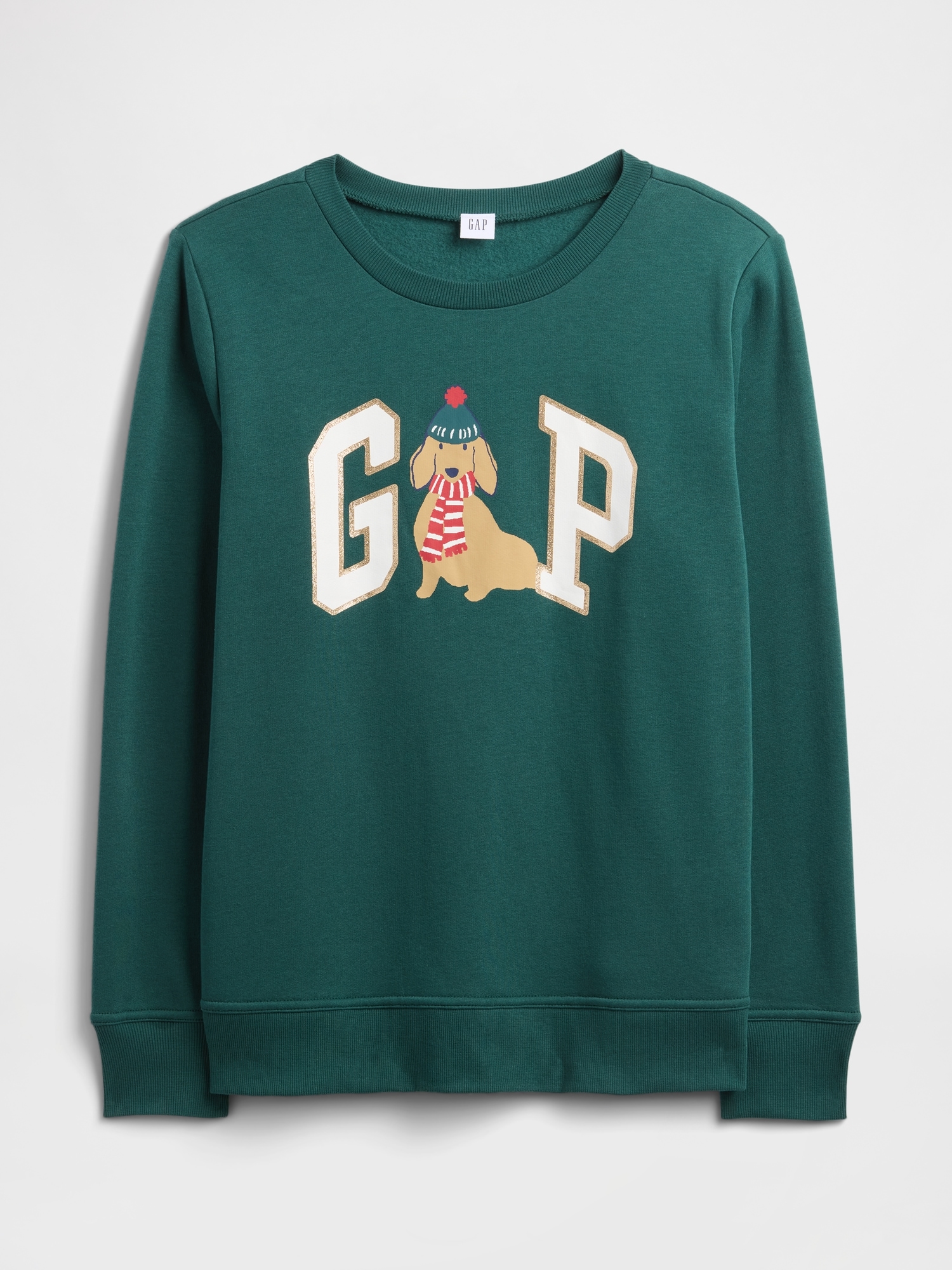 Gap Factory Relaxed Gap Logo Sweatshirt In Green