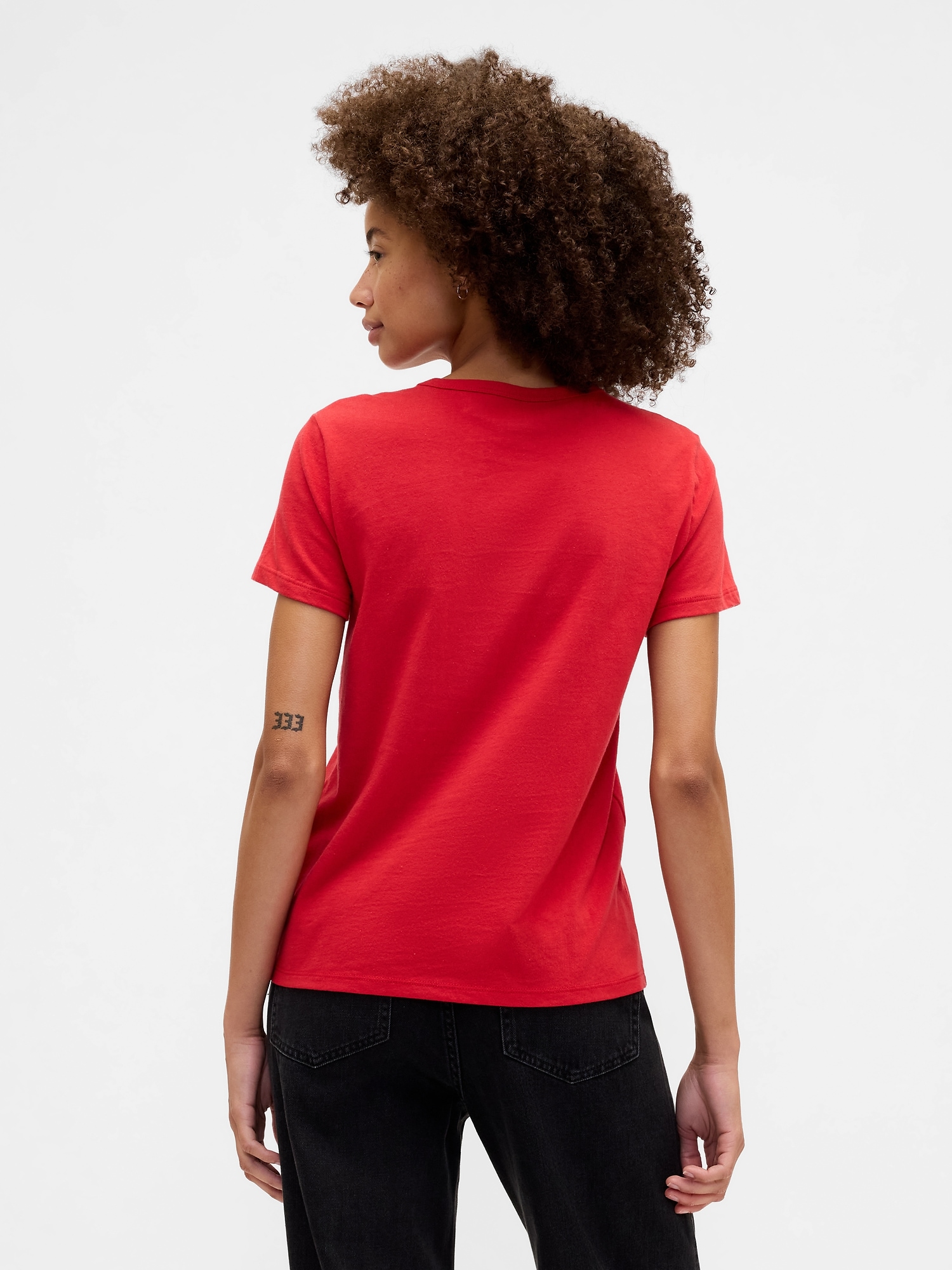 Gap Factory Favorite Graphic T-shirt In Red