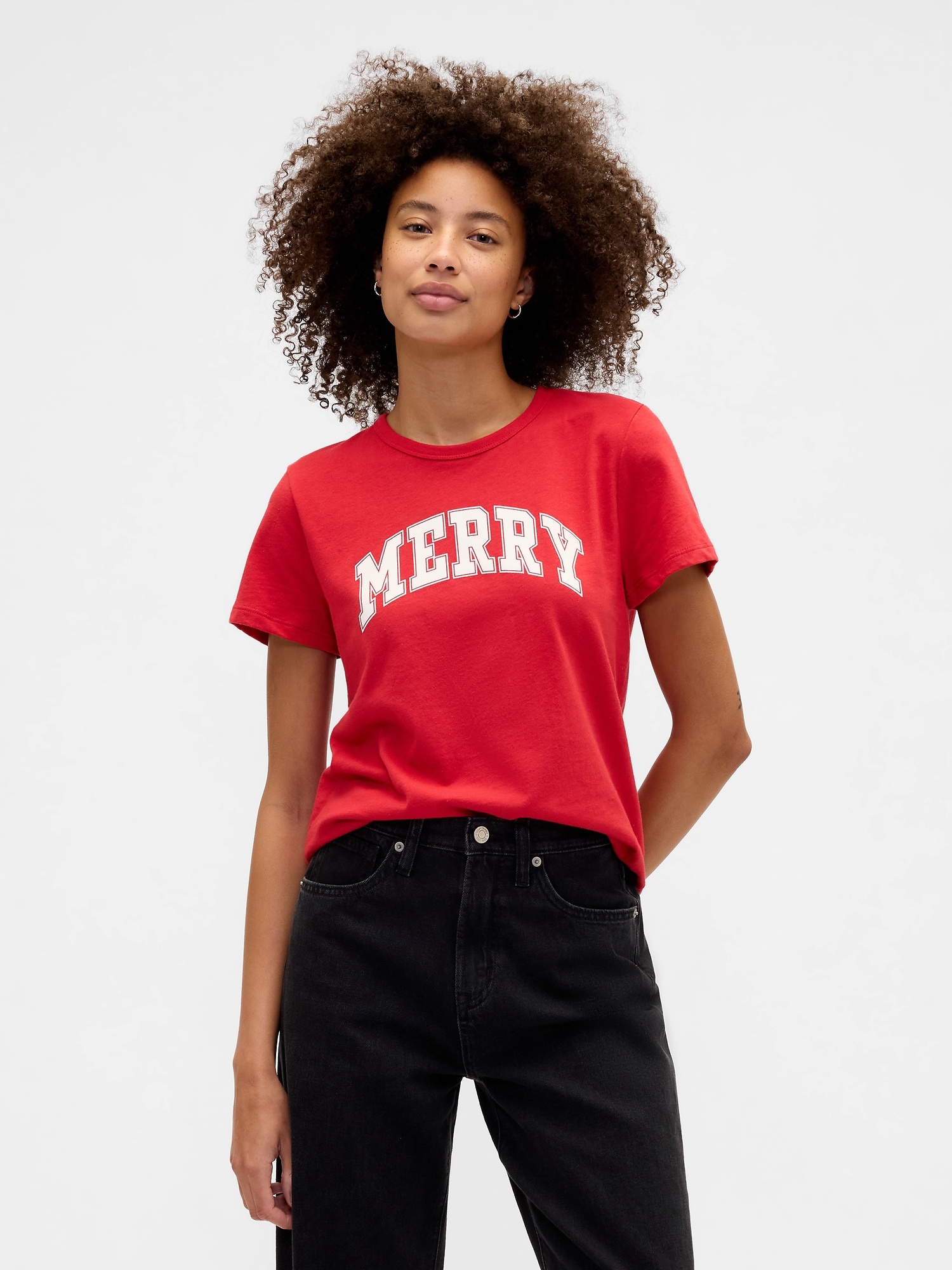 Gap Factory Favorite Graphic T-shirt In Red