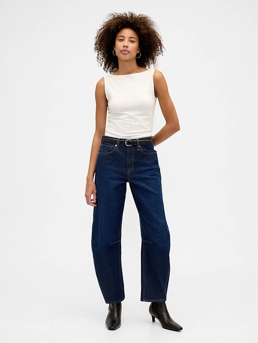 Image number 3 showing, Boatneck Tank Top