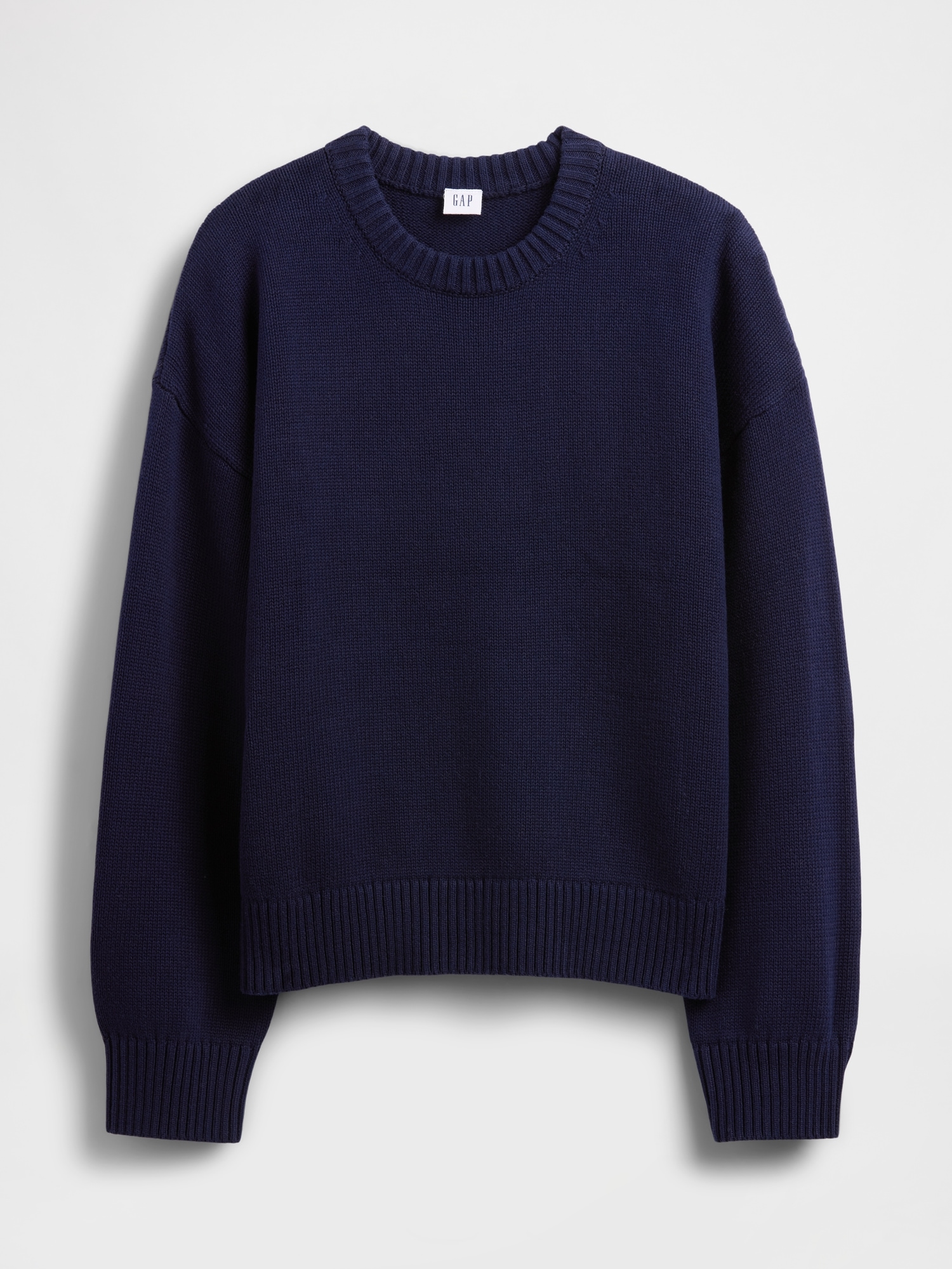 Relaxed Cotton Crewneck Sweater | Gap Factory