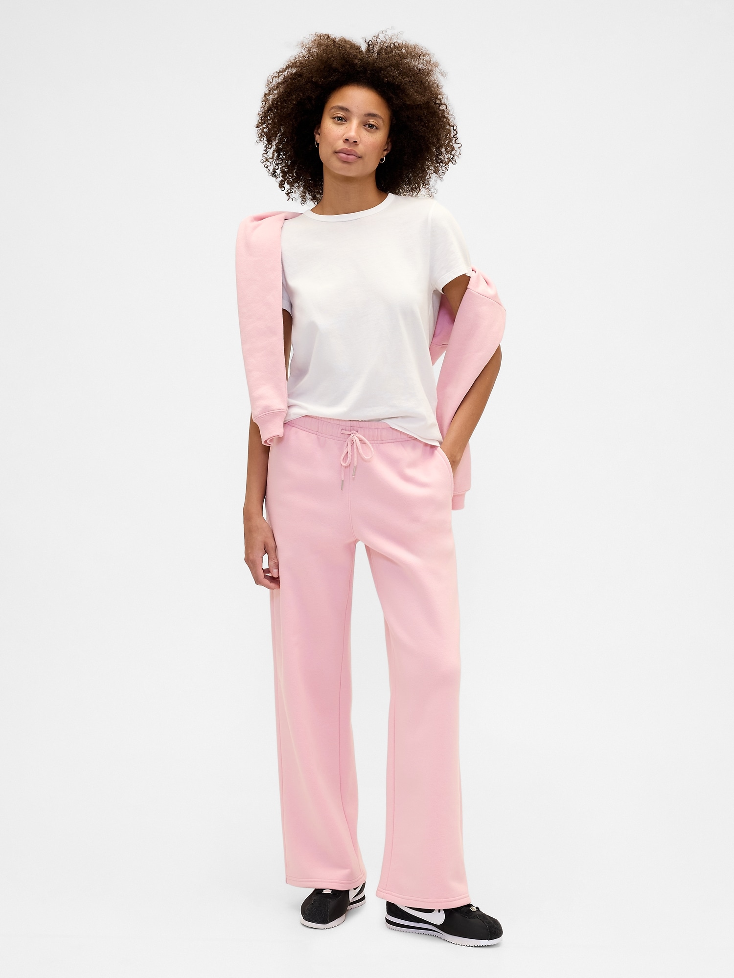 Relaxed Straight-Leg Sweatpants