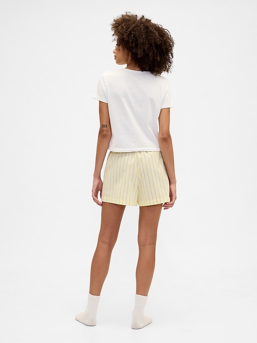 Image number 2 showing, Poplin PJ Shorts