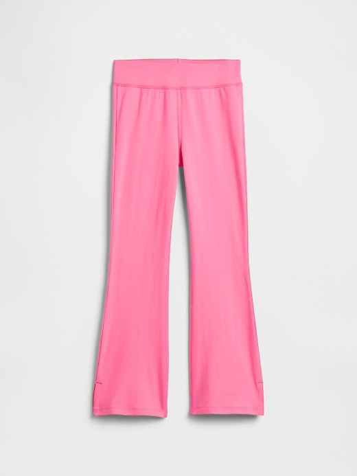 Image number 1 showing, Kids Stretch Jersey Flare Leggings