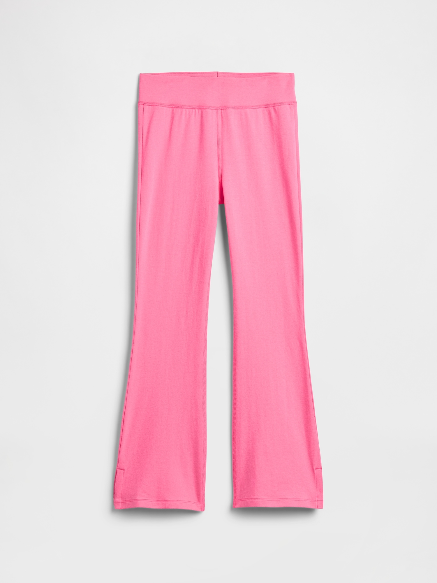 Gap Factory Kids Stretch Jersey Flare Leggings In Pink