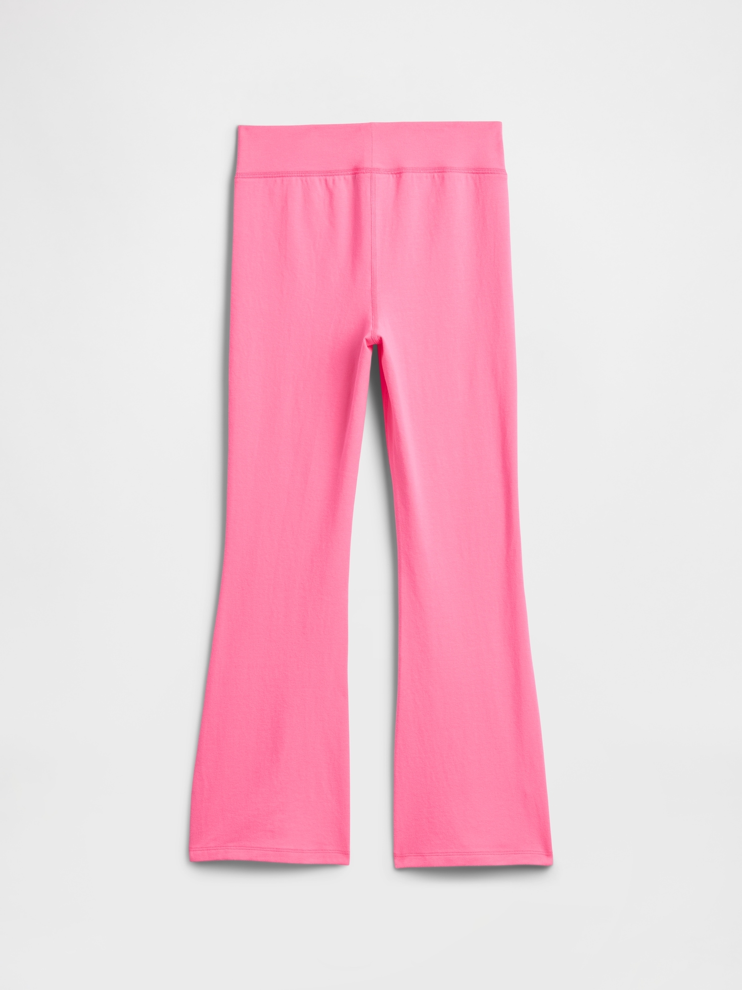 Gap Factory Kids Stretch Jersey Flare Leggings In Pink