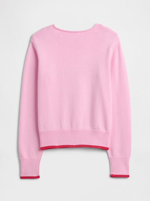 Image number 2 showing, Kids Relaxed Roll-Neck Sweater
