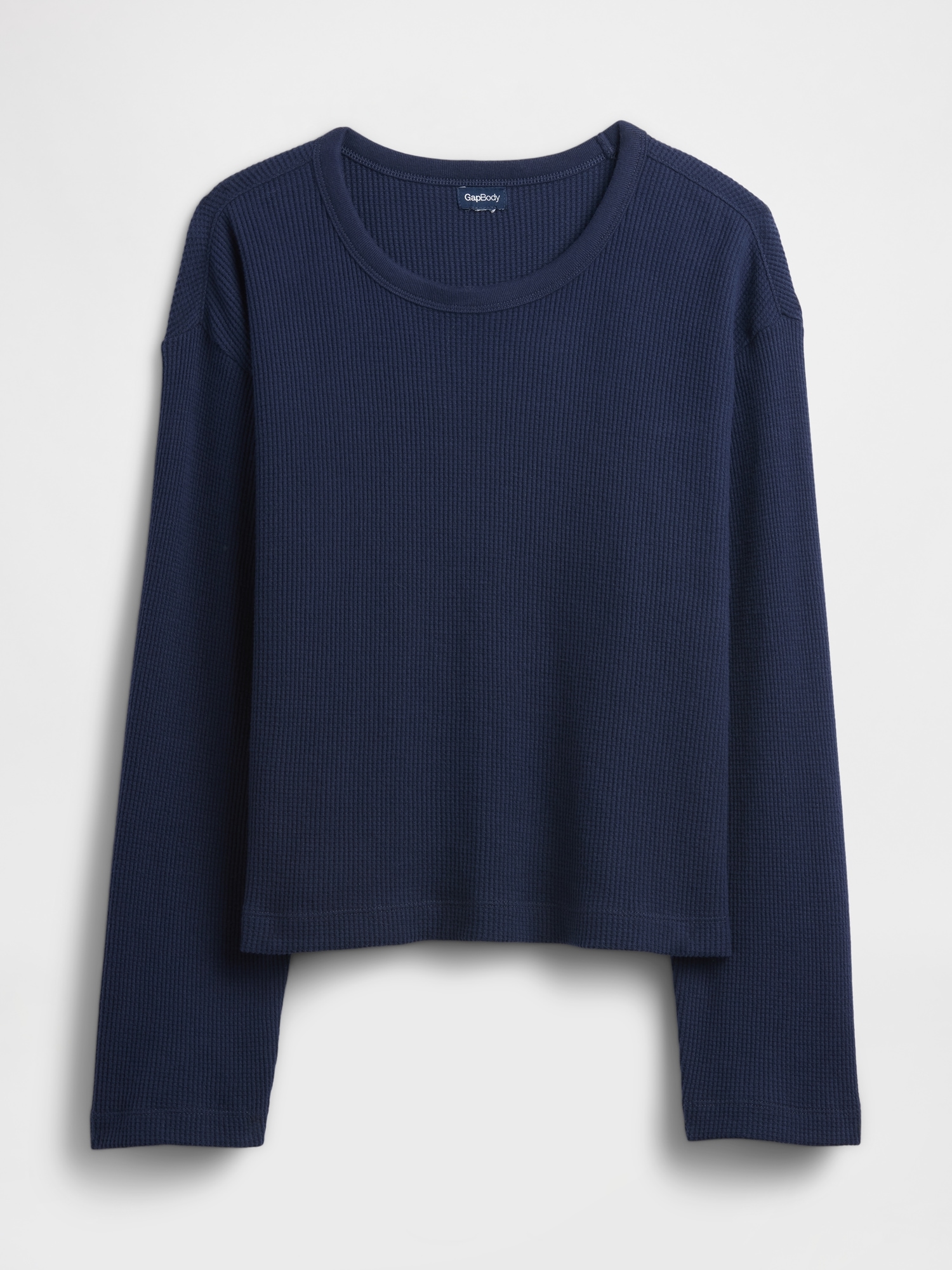 Gap Factory Relaxed Waffle-knit Pj T-shirt In Blue