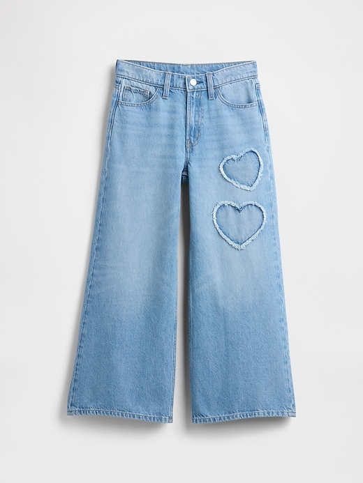 Image number 1 showing, Kids Mid Rise Baggy Jeans