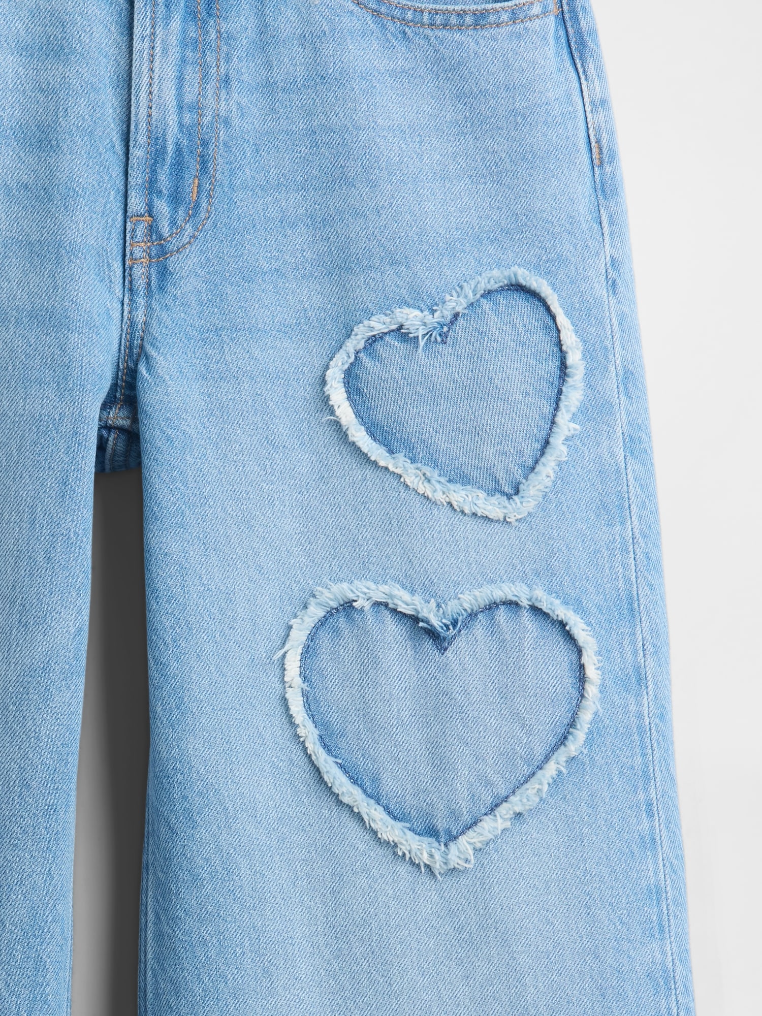 Gap Factory Kids Mid Rise Baggy Jeans In Blue