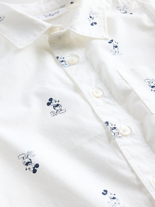Image number 3 showing, babyGap × Disney Mickey Mouse Poplin Shirt