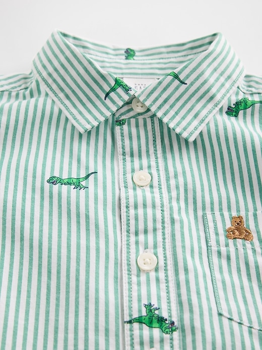Image number 3 showing, babyGap Brannan Bear Poplin Shirt