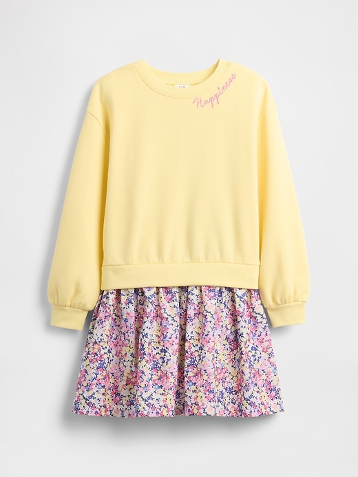 Image number 1 showing, Kids Oversized Sweatshirt Dress