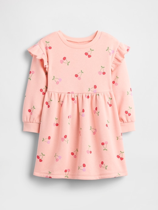 Image number 1 showing, babyGap Fleece Ruffle Dress