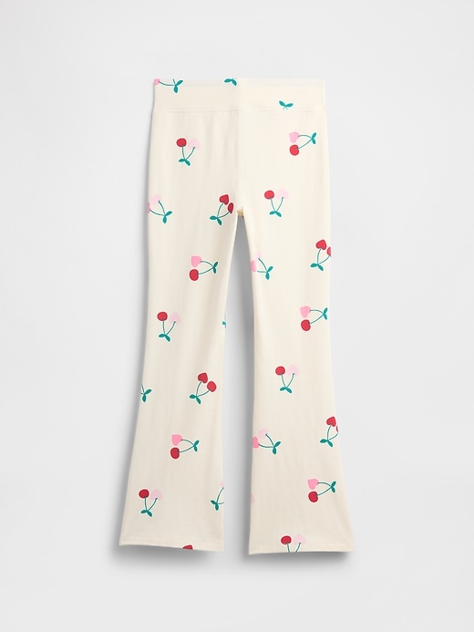 Image number 2 showing, Kids Stretch Jersey Flare Leggings