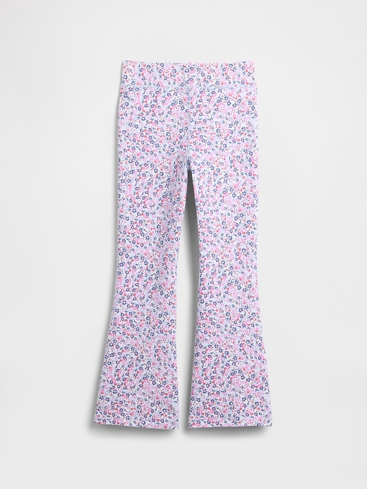 Image number 2 showing, Kids Stretch Jersey Flare Leggings