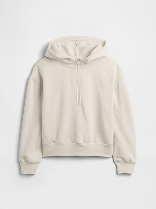 Image number 1 showing, Kids Relaxed Half-Zip Fleece Hoodie