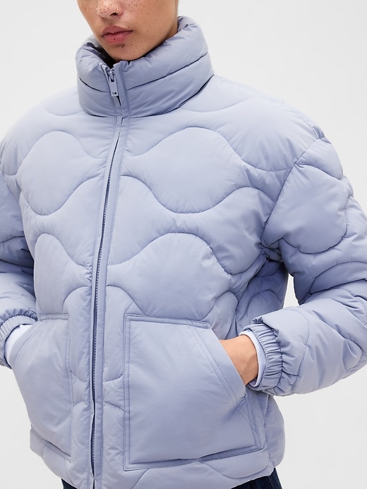 Image number 4 showing, Relaxed Quilted Nylon Jacket