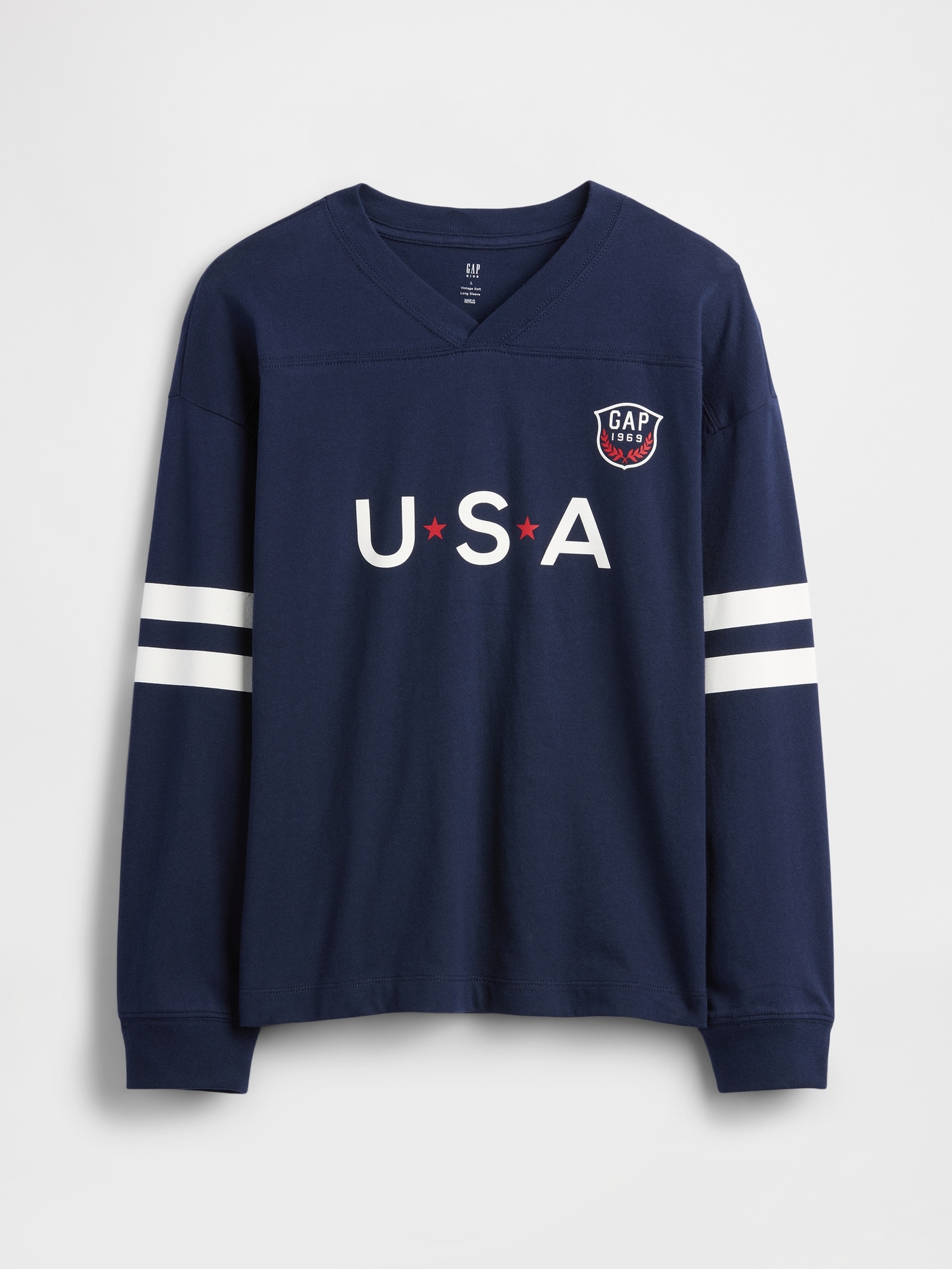 Gap Factory Kids Relaxed Graphic T-shirt In Blue