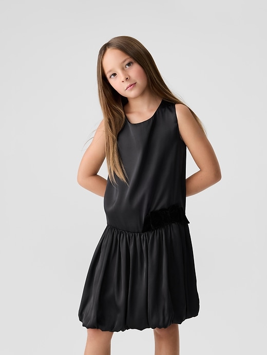 Image number 4 showing, Kids Satin Bubble Dress