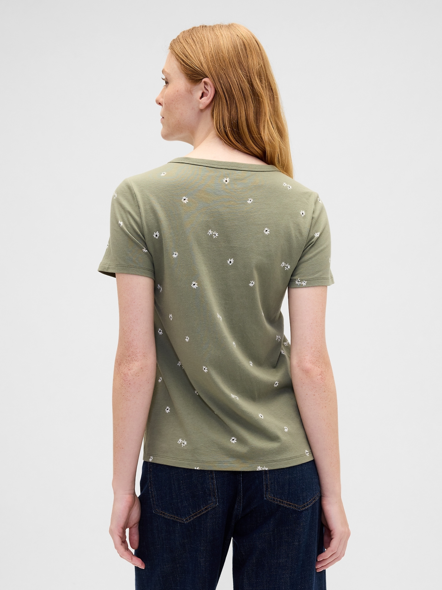 Favorite Print V-Neck T-Shirt