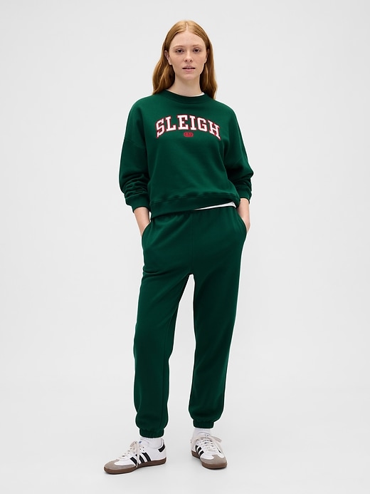 Image number 3 showing, Oversized Holiday Graphic Sweatshirt