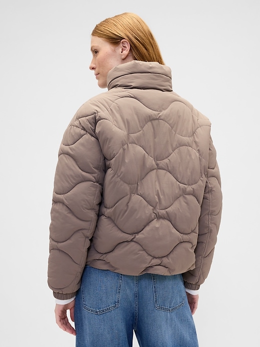 Image number 2 showing, Relaxed Quilted Nylon Jacket