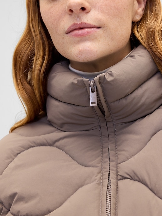 Image number 4 showing, Relaxed Quilted Nylon Jacket