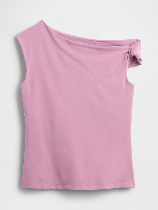 Image number 5 showing, Stretch Jersey One-Shoulder Top