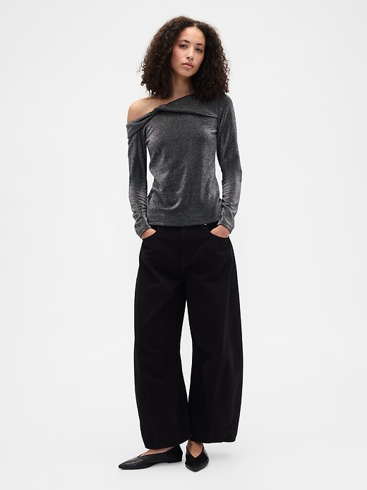 Image number 3 showing, Stretch One-Shoulder Top