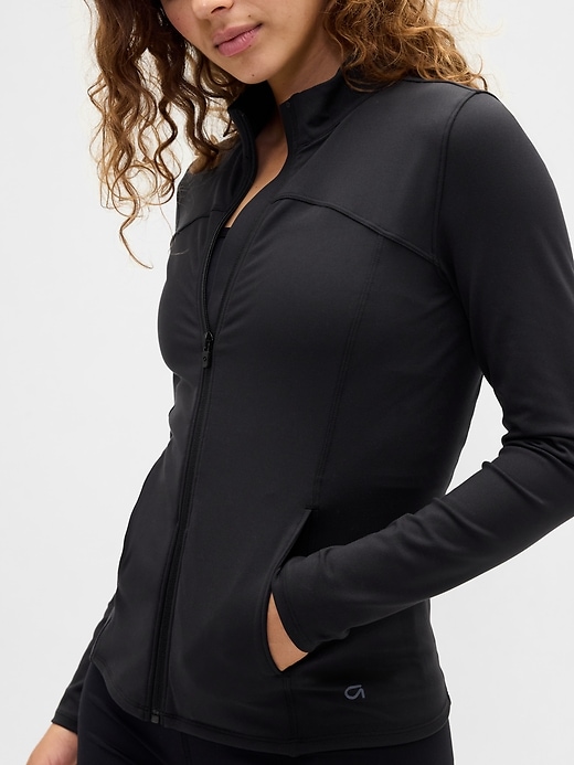 Image number 4 showing, GapFit Recycled Studio Jacket