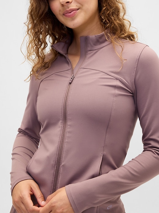 Image number 4 showing, GapFit Recycled Studio Jacket