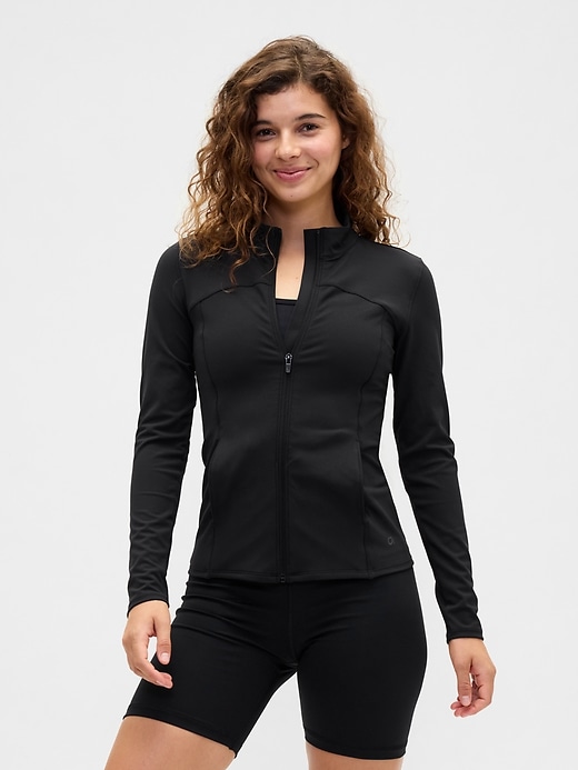 Image number 1 showing, GapFit Recycled Studio Jacket