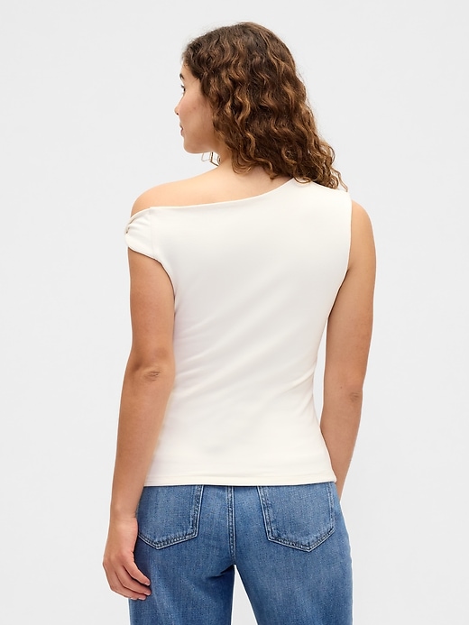 Image number 2 showing, Stretch Jersey One-Shoulder Top