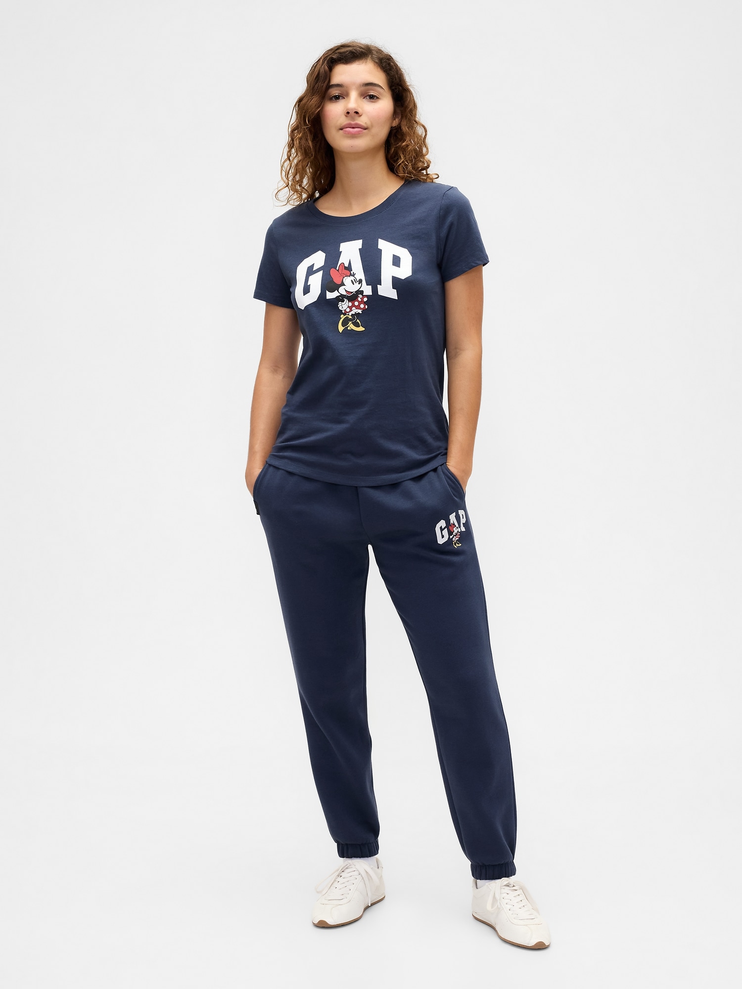 Gap Factory Gap × Disney Minnie Mouse Logo T-shirt In Blue