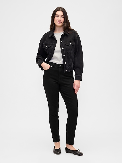 Image number 5 showing, High Rise Universal Skinny Jeans