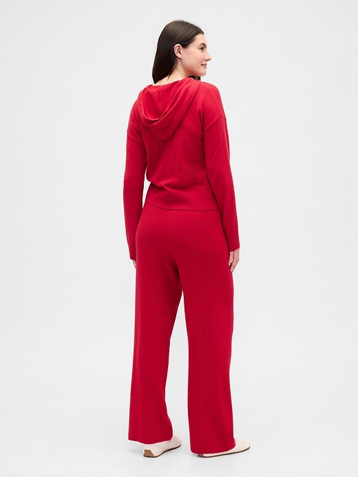 Image number 6 showing, CashSoft Relaxed Ribbed Sweater Pants