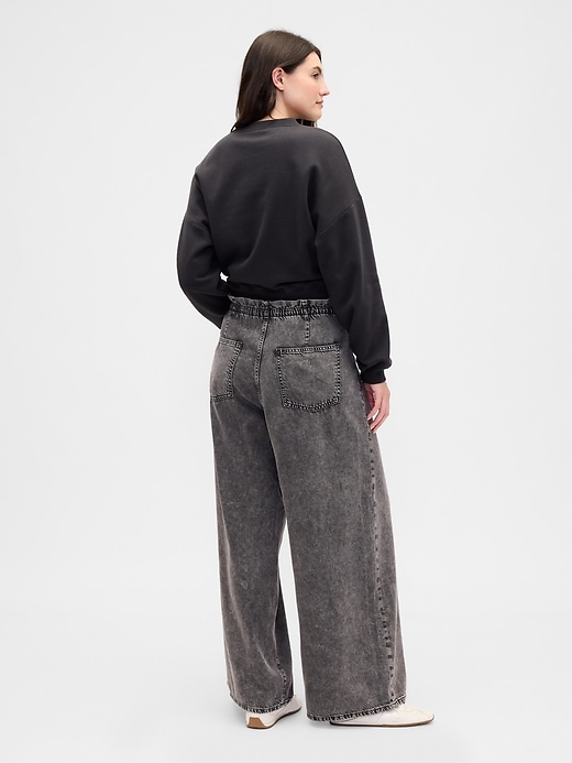 Image number 6 showing, Mid Rise Pull-On SuperLight Baggy Jeans