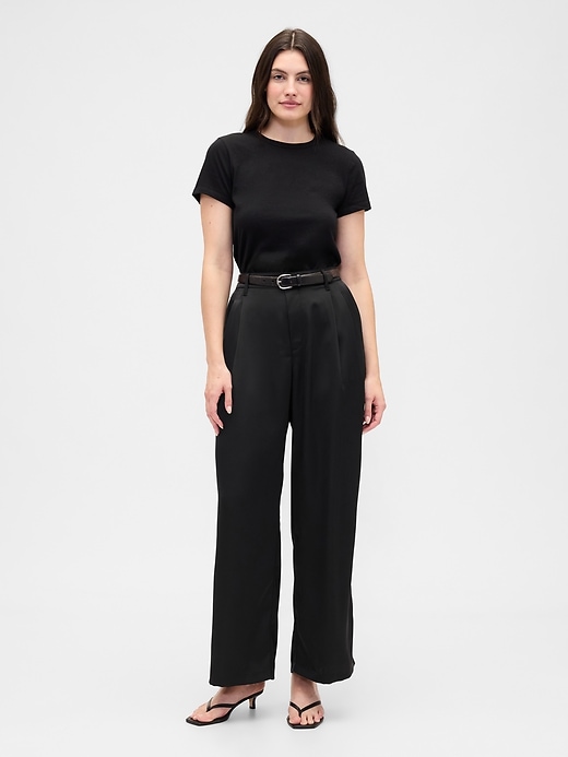 Image number 5 showing, Easy Satin Trousers