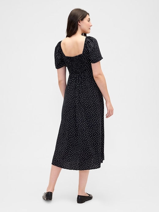 Image number 5 showing, Puff Sleeve Midi Dress