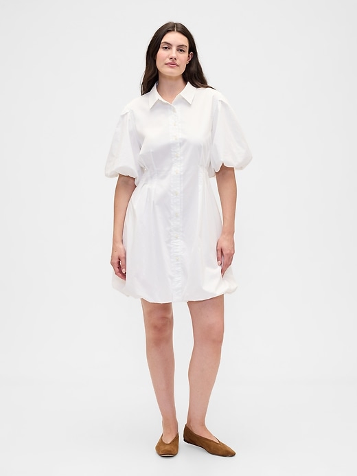 Image number 4 showing, Mini Bubble Shirtdress