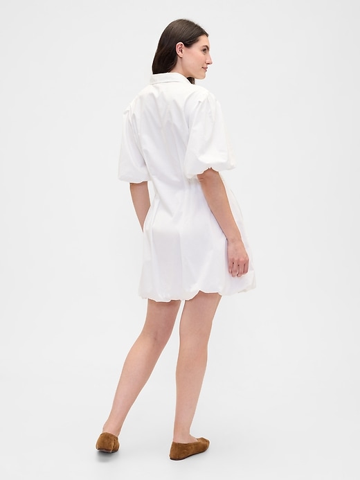 Image number 5 showing, Mini Bubble Shirtdress
