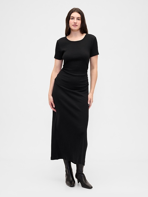 Image number 4 showing, Ribbed T-Shirt Maxi Dress
