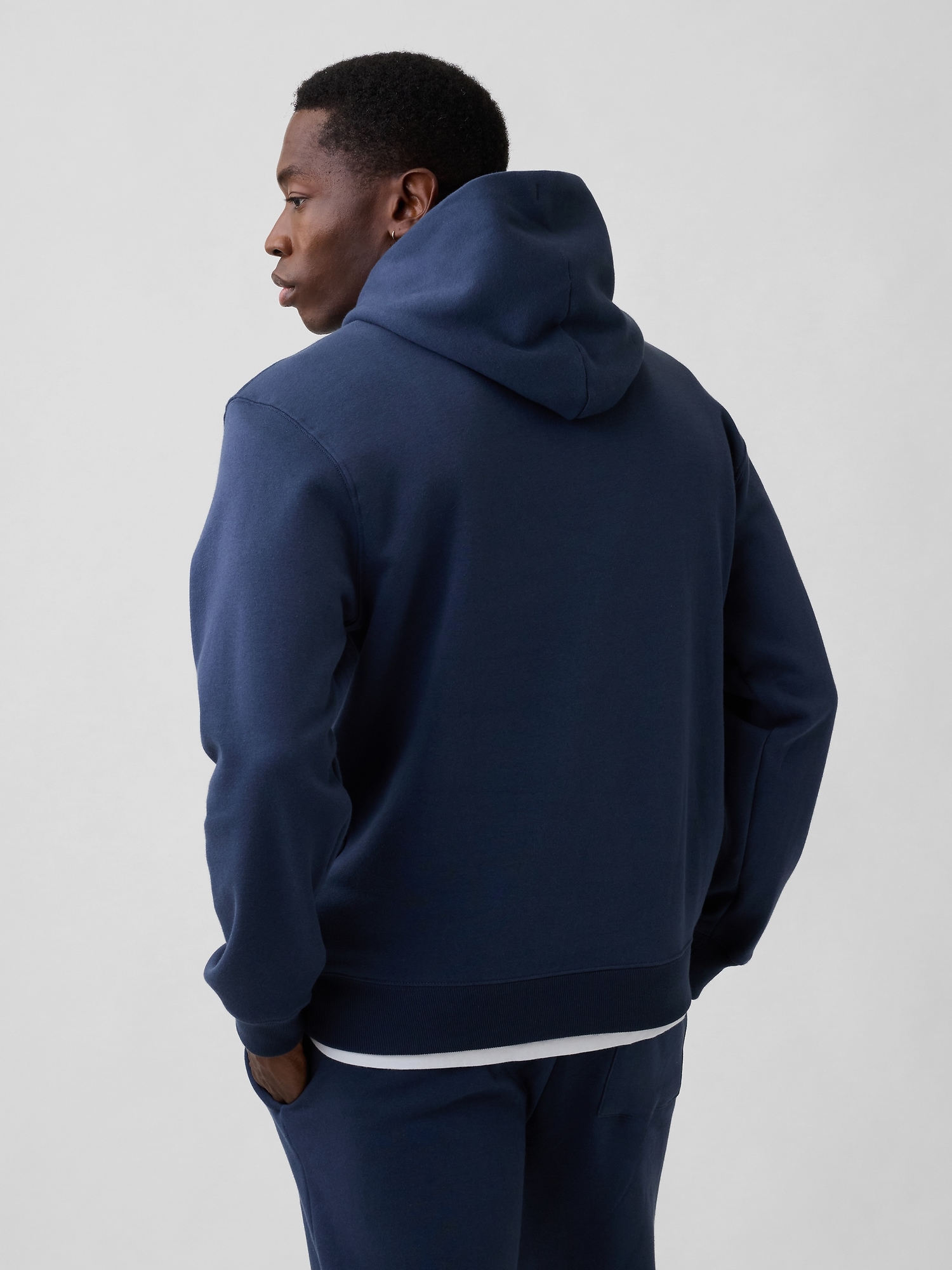 Disney × Mickey Mouse Relaxed Logo Hoodie