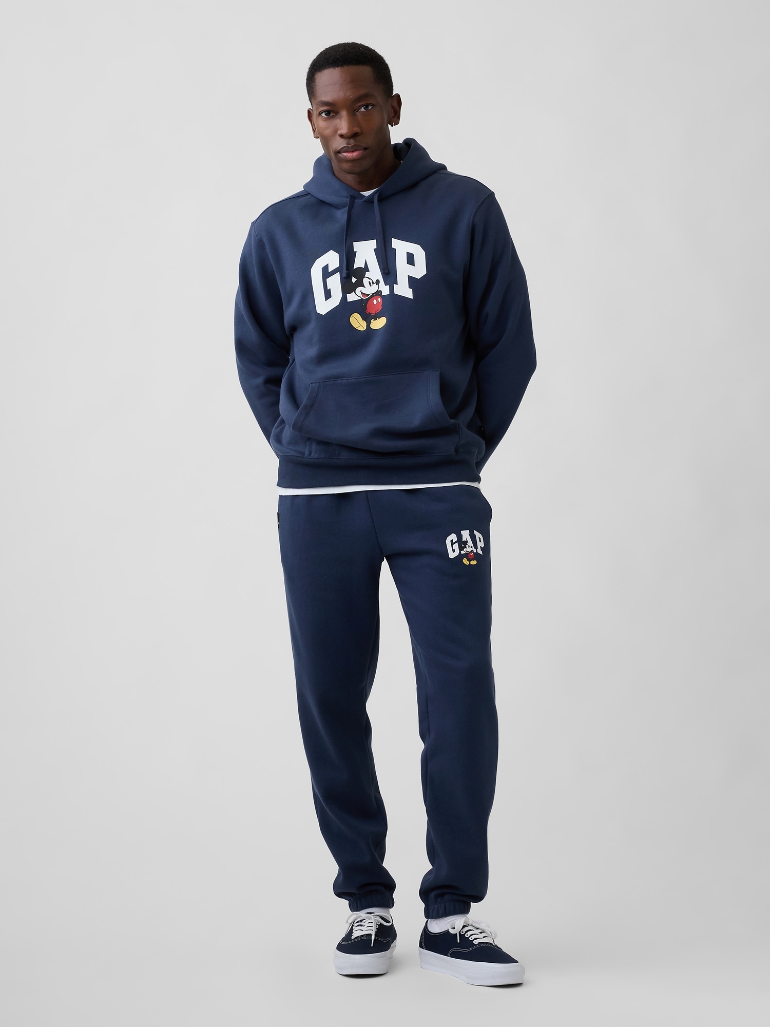 Gap Factory Disney × Mickey Mouse Relaxed Logo Hoodie