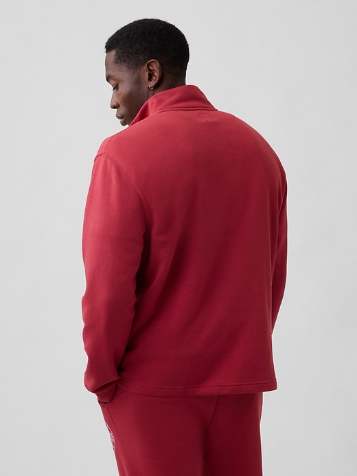 Image number 2 showing, Relaxed Gap Graphic Quarter-Zip Sweatshirt