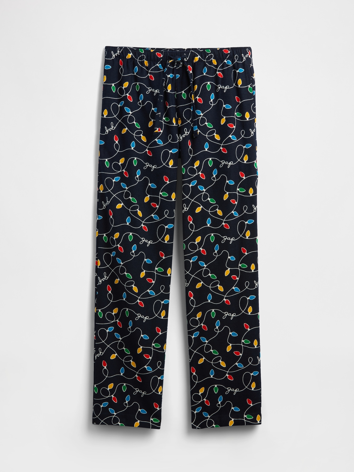 Relaxed Flannel PJ Pants - Family Navy Lights
