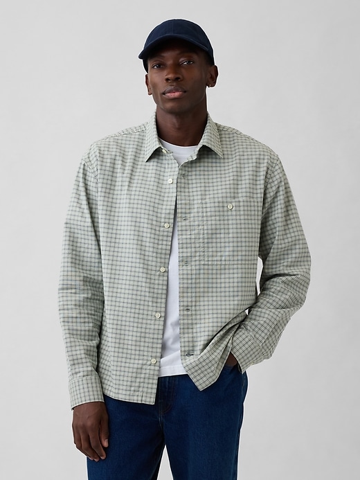 Image number 1 showing, Oxford Shirt in Boxy Fit