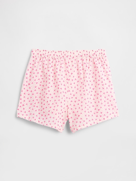 Image number 2 showing, Kids Pull-On Poplin PJ Shorts
