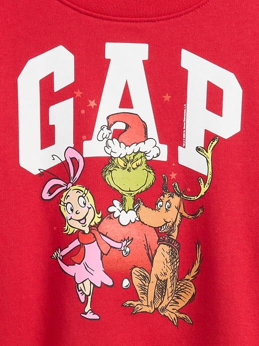 Image number 3 showing, GapKids &#124 Dr Seuss™ Oversized Wedge Logo Sweatshirt